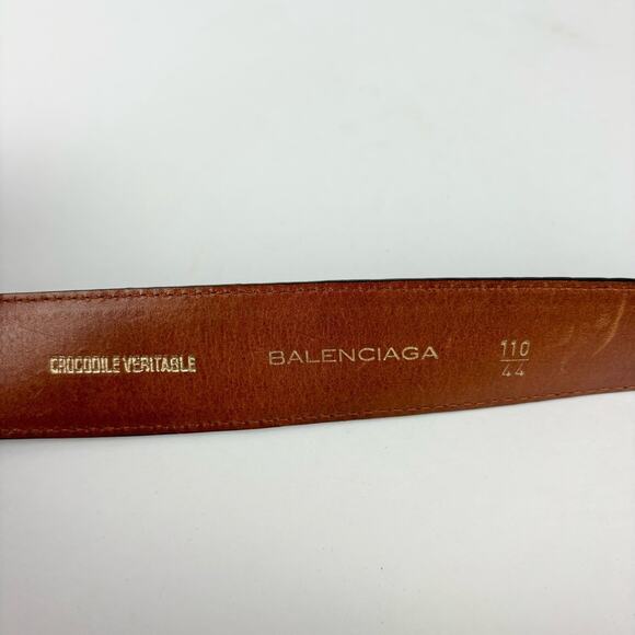 Vintage Balenciaga Crocodile Belt - Picture 3 of 6